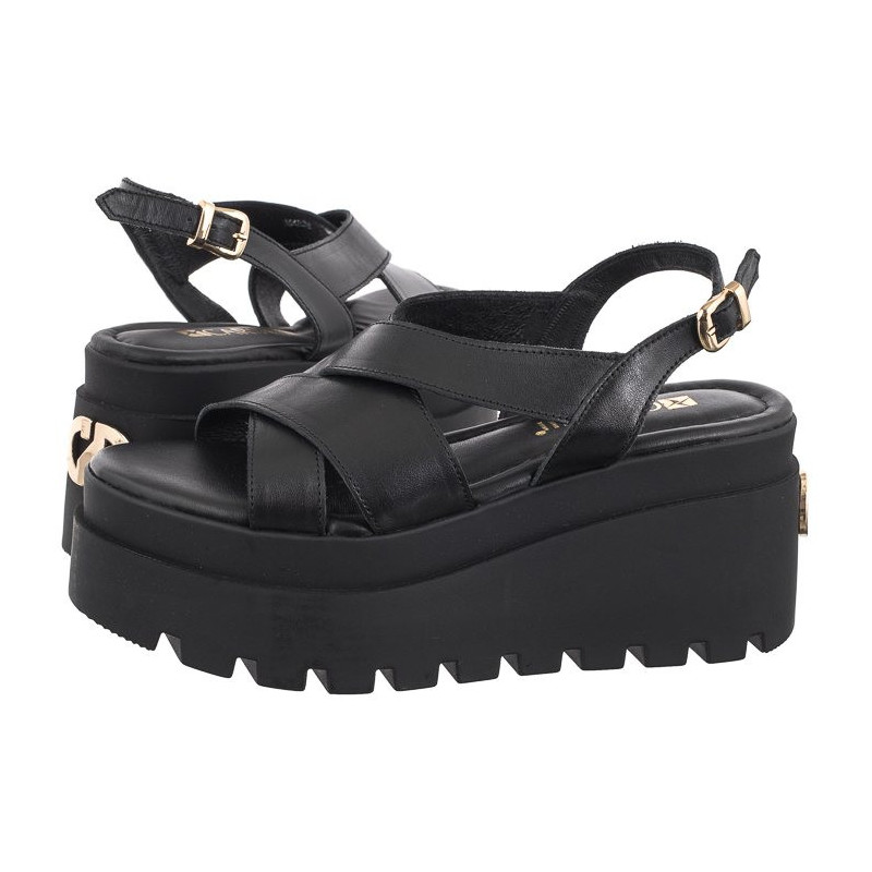 Carinii Czarne B9533__-E50-000-000-G06 (CI770-a) sandalai