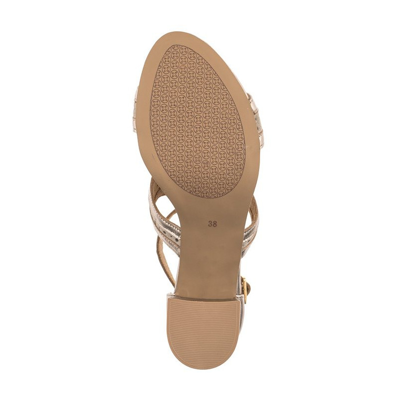 Maciejka Złoty+Beż 06459-25/00-5 (MA1240-a) sandalai