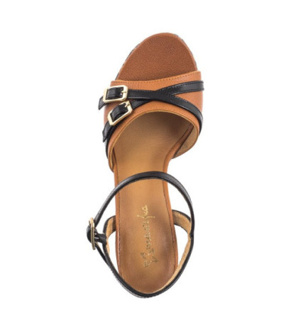Maciejka Rude/Czarne 06564-29/00-5 (MA1241-b) sandalai