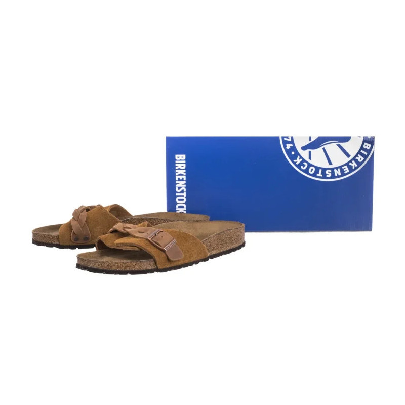 Birkenstock Oita Braided Mink 1026742 (BK264-d) Moteriški batai/šlepetės