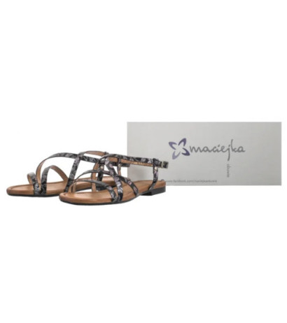 Maciejka Brąz+Srebro 06635-05/00-0 (MA1225-d) sandalai
