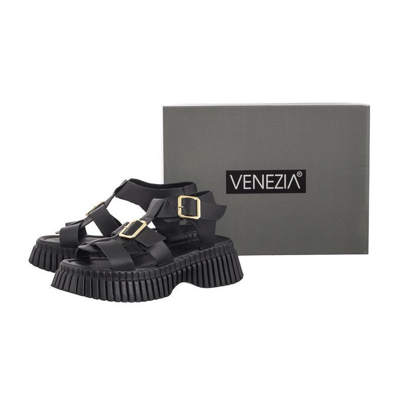 Venezia Czarne 170GM03 03 Black (VE784-a) sandalai