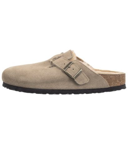 Birkenstock Boston VL/Shearling Taupe 1028299 (BK266-b) Moteriški batai/šlepetės