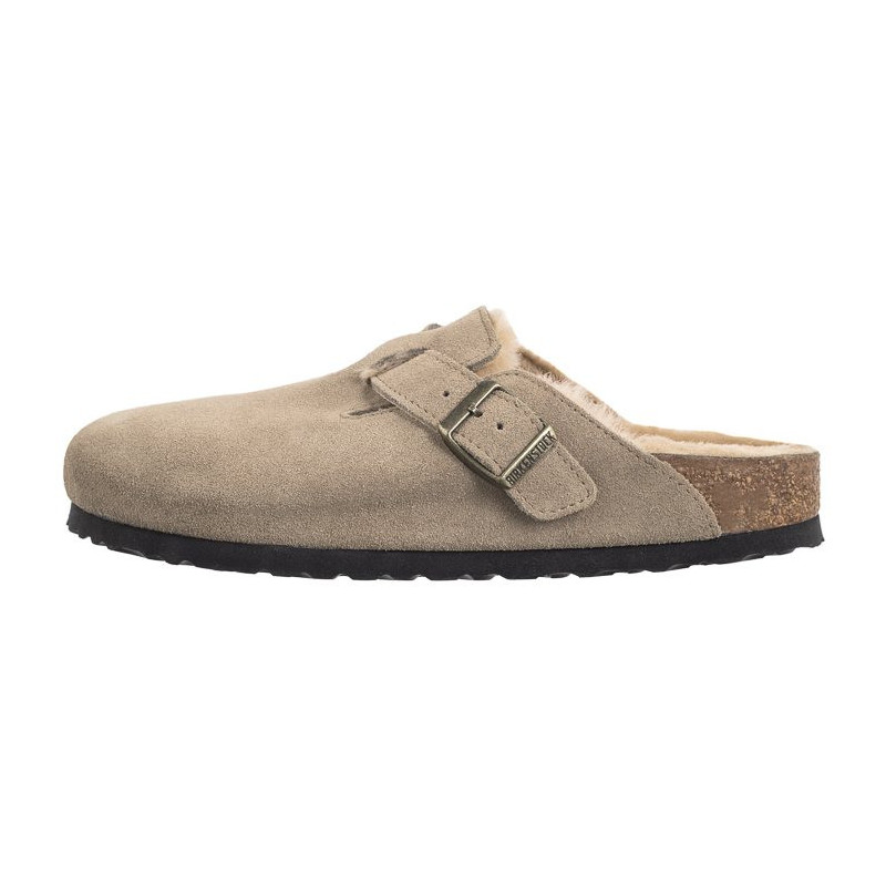 Birkenstock Boston VL/Shearling Taupe 1028299 (BK266-b) Moteriški batai/šlepetės