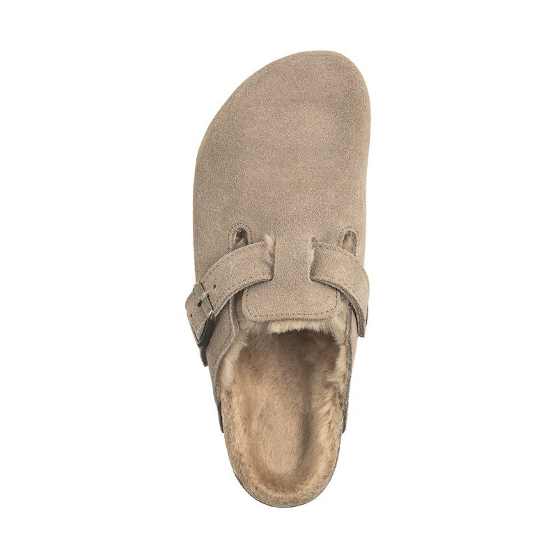 Birkenstock Boston VL/Shearling Taupe 1028299 (BK266-b) Moteriški batai/šlepetės