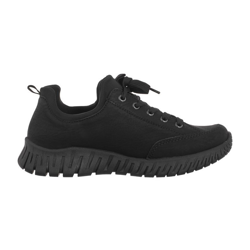 Rieker Czarne M5352-00 Black (RI195-a) batai