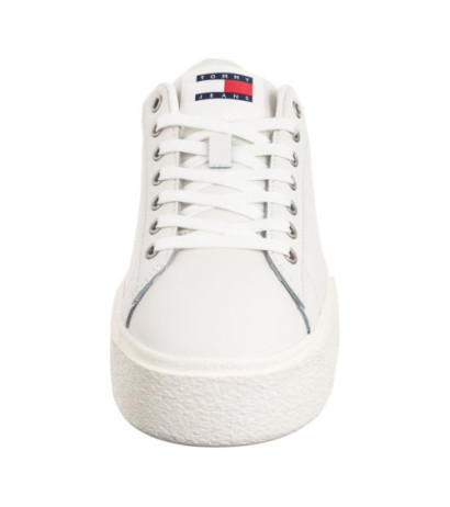 Tommy Hilfiger TJW Foxing Flatform Sneaker Ecru/Black EN0EN02567 YBL (TH1117-b) sportiniai bateliai