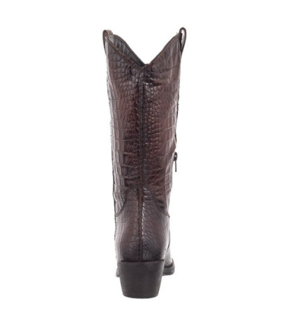 Tamaris Brązowe 1-25706-43 397 Brown Croco (TM502-a) bateliai