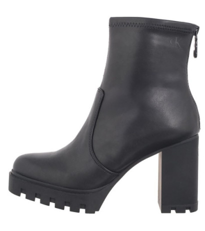 Calvin Klein Heel Platform Zip Boot Mg Nappa Triple Black YW0YW01546 0GJ (CK559-a) bateliai