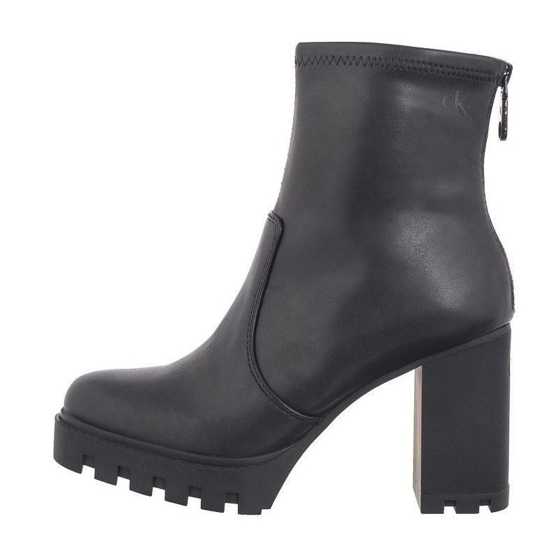 Calvin Klein Heel Platform Zip Boot Mg Nappa Triple Black YW0YW01546 0GJ (CK559-a) bateliai