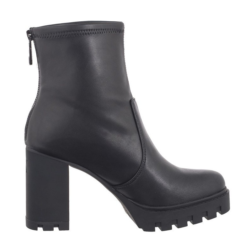 Calvin Klein Heel Platform Zip Boot Mg Nappa Triple Black YW0YW01546 0GJ (CK559-a) bateliai