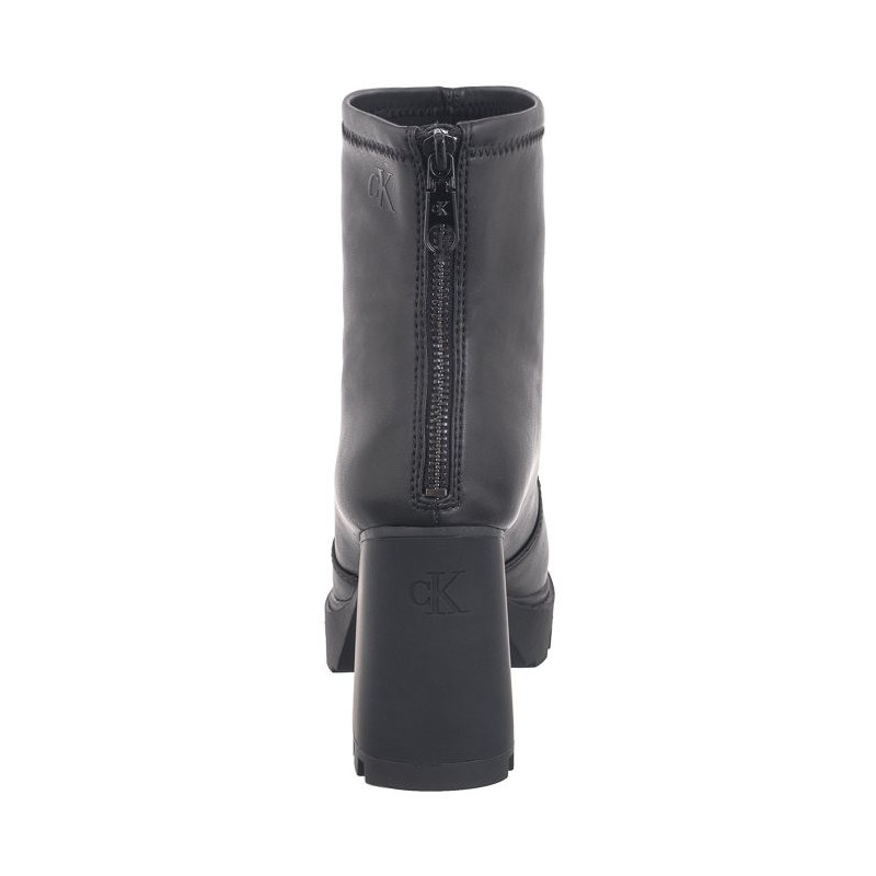 Calvin Klein Heel Platform Zip Boot Mg Nappa Triple Black YW0YW01546 0GJ (CK559-a) bateliai