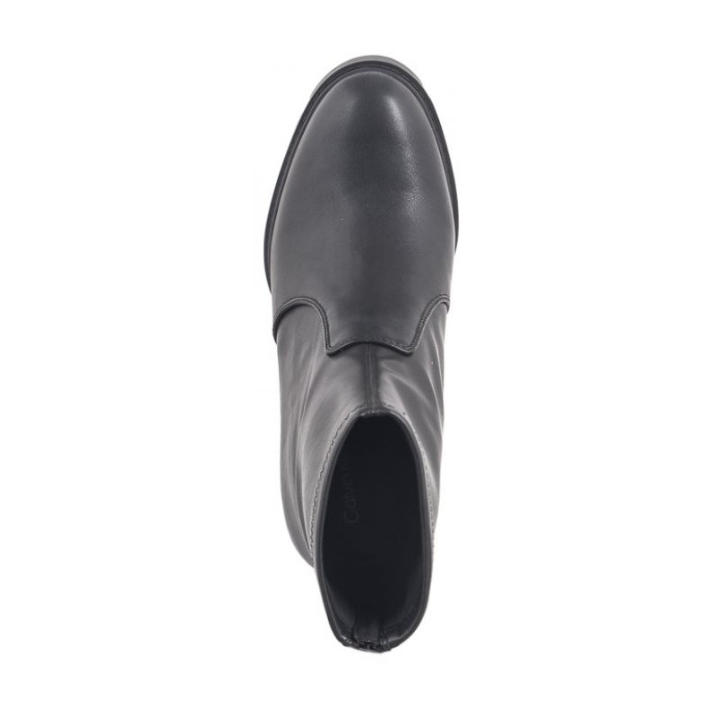 Calvin Klein Heel Platform Zip Boot Mg Nappa Triple Black YW0YW01546 0GJ (CK559-a) bateliai