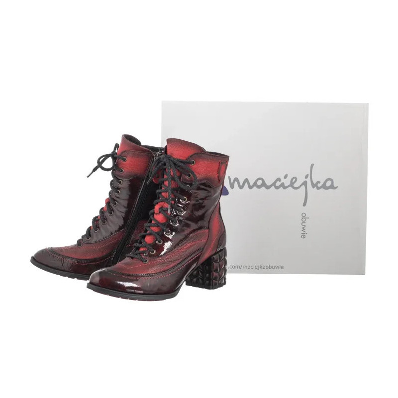 Maciejka Czerwone+Czarne 06640-08/00-8 (MA1254-a) bateliai