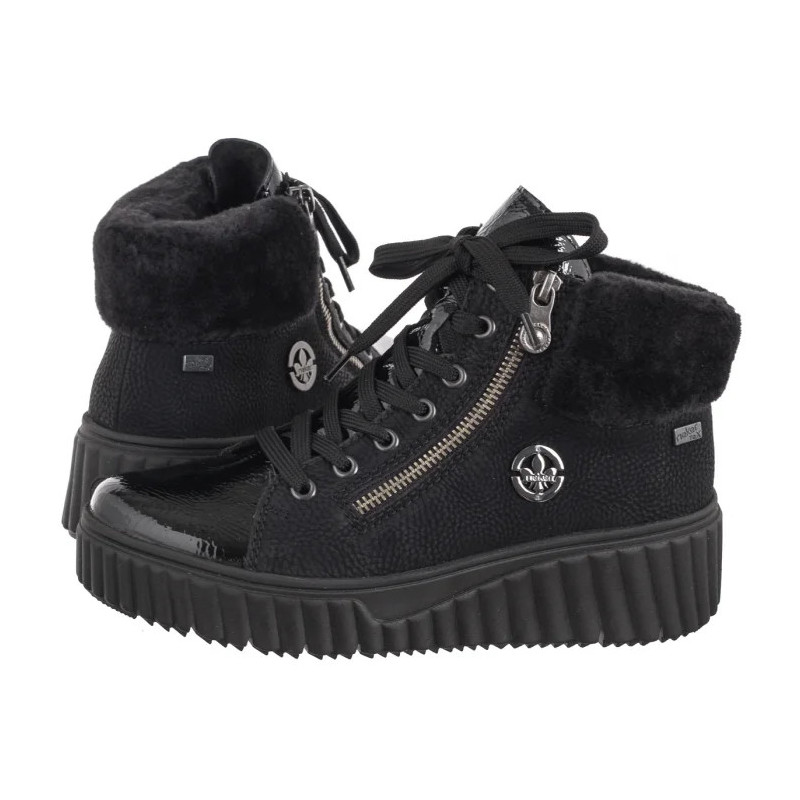 Rieker Czarne N2505-00 Black (RI197-a) bateliai