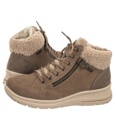 Rieker Brązowe L7701-24 Brown (RI198-a) batai