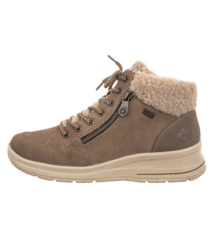 Rieker Brązowe L7701-24 Brown (RI198-a) bateliai