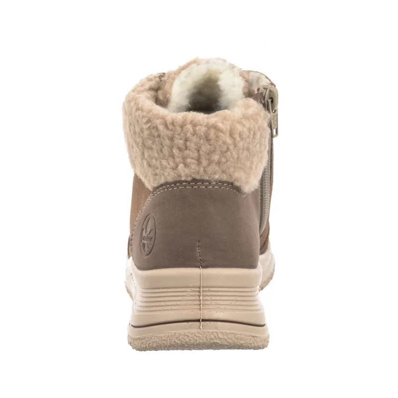 Rieker Brązowe L7701-24 Brown (RI198-a) bateliai