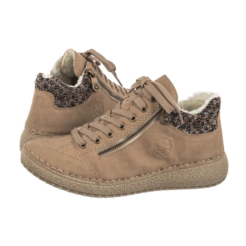 Rieker Beżowe 50903-20 Beige (RI200-a) batai