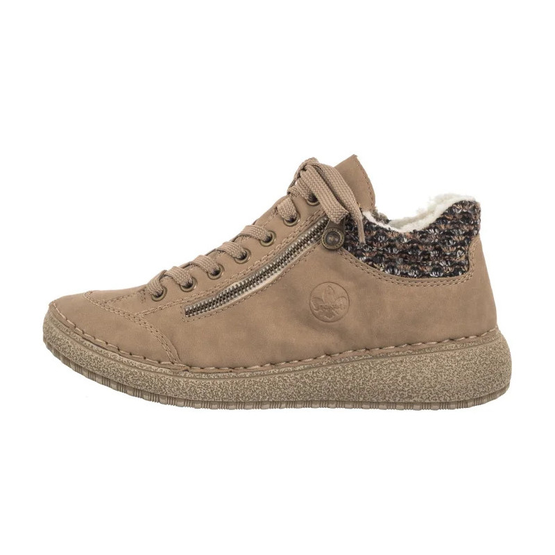 Rieker Beżowe 50903-20 Beige (RI200-a) batai