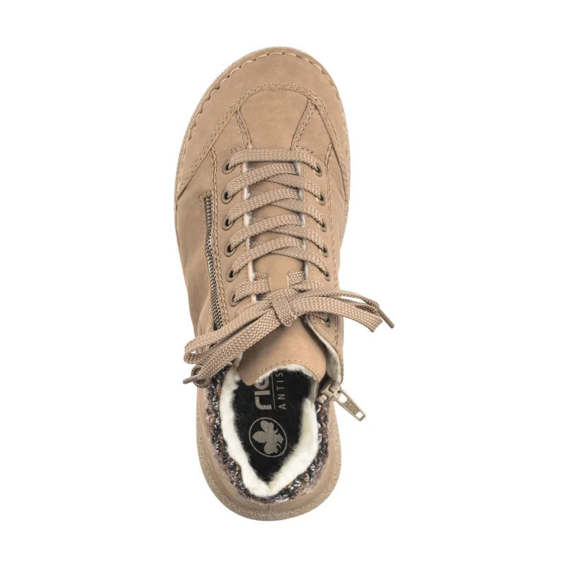 Rieker Beżowe 50903-20 Beige (RI200-a) batai