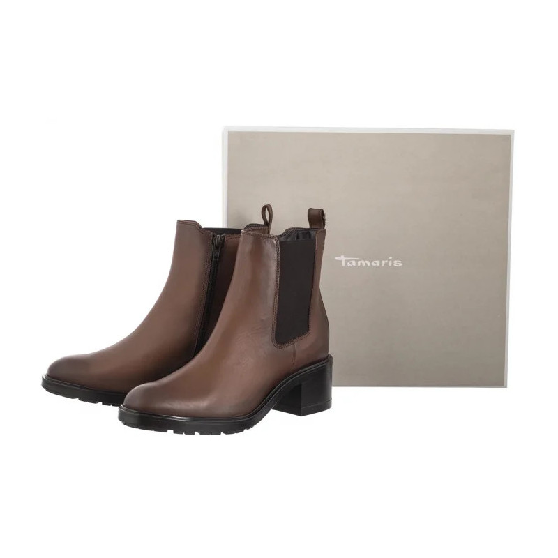 Tamaris Brązowe 1-25016-43 305 Cognac (TM508-a) bateliai