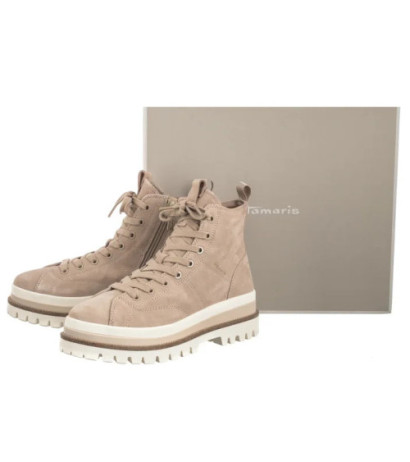 Tamaris Beżowe 1-25205-43 400 Beige (TM509-a) bateliai