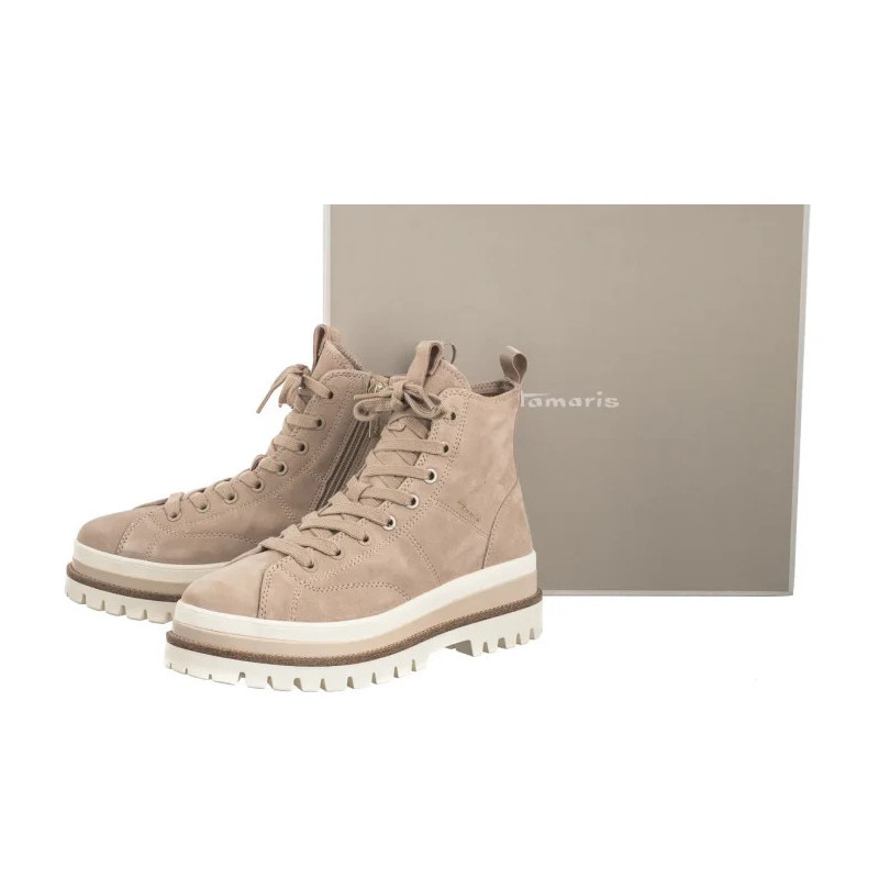 Tamaris Beżowe 1-25205-43 400 Beige (TM509-a) bateliai