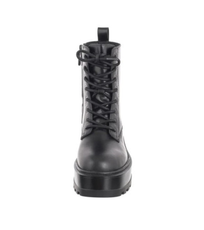 Calvin Klein Flatform High Lace Up Mg Dl Triple Black YW0YW01535 0GJ (CK568-a) batai