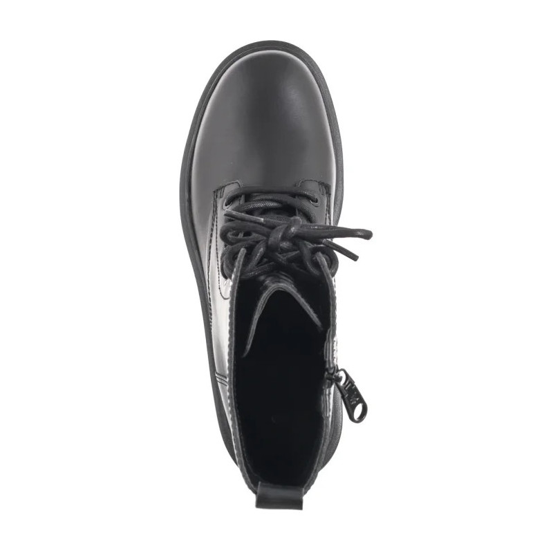 Calvin Klein Flatform High Lace Up Mg Dl Triple Black YW0YW01535 0GJ (CK568-a) bateliai