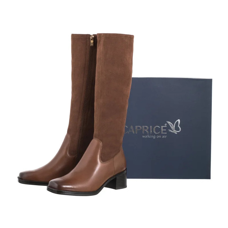 Caprice Brązowe 9-25503-43 316 Cognac Comb (CP416-a) bateliai
