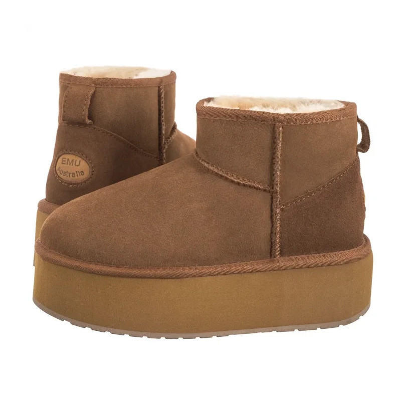 EMU Australia Stinger Micro Flatform Chestnut W13082 (EM505-g) bateliai