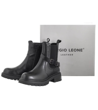Sergio Leone Czarne TR 719-S (SL545-a) batai