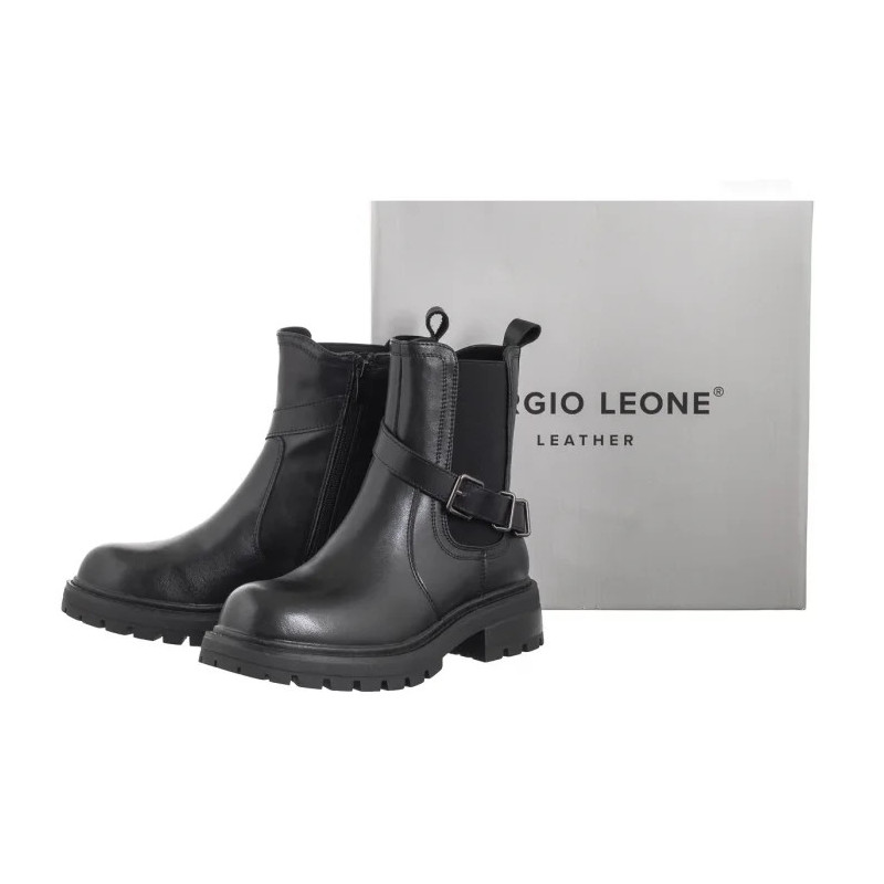 Sergio Leone Czarne TR 719-S (SL545-a) batai