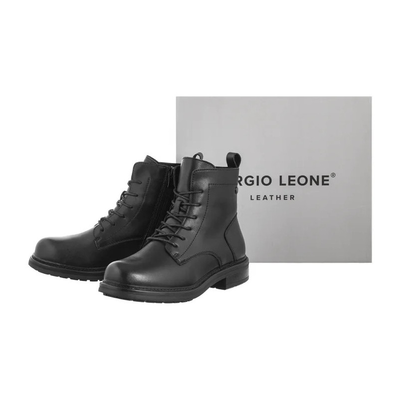 Sergio Leone Czarne BT 727-S (SL551-a) batai