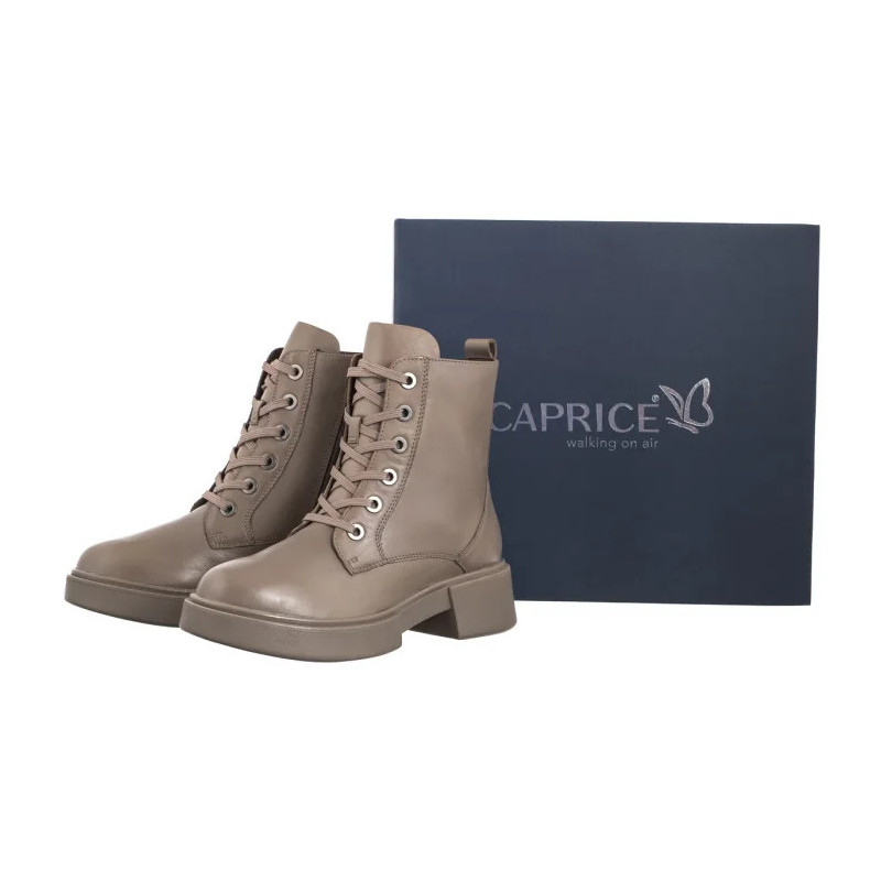 Caprice Beżowe 9-25101-43 348 Taupe Nappa (CP424-a) batai