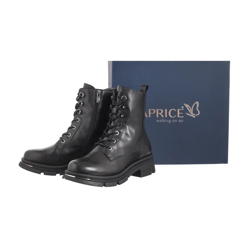 Caprice Czarne 9-25218-43 022 Black Nappa (CP425-a) bateliai