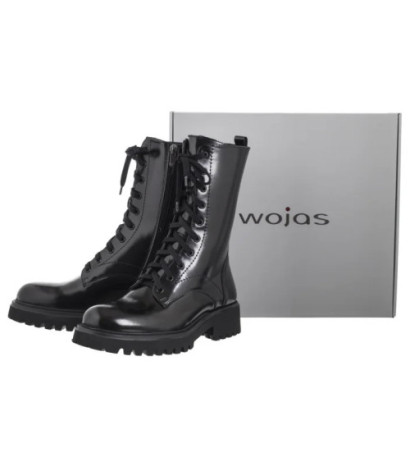 Wojas Czarne Lakierowane 64128-31 (WO246-a) batai