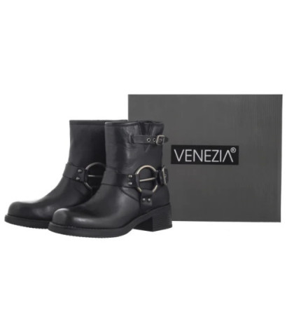 Venezia Czarne W014LEBLOBB008 (VE817-a) bateliai