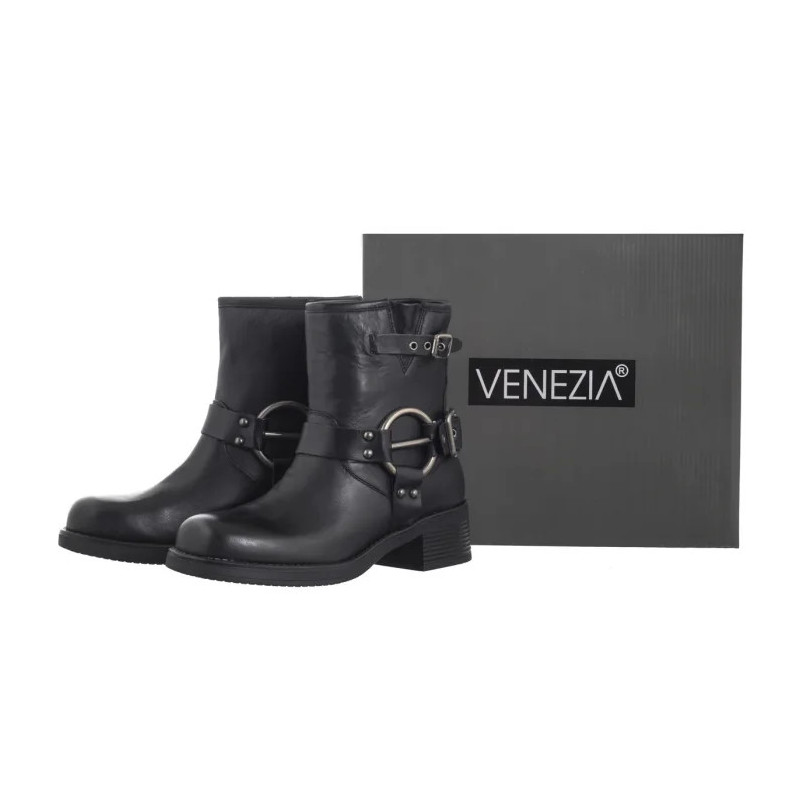 Venezia Czarne W014LEBLOBB008 (VE817-a) bateliai