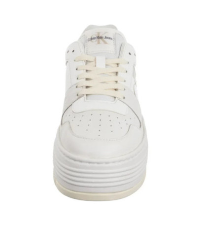 Calvin Klein Bold Flatf Low Laceup Mix Nbs BrightWhite/Creamy White YW0YW01641 0LD (CK603-a) batai