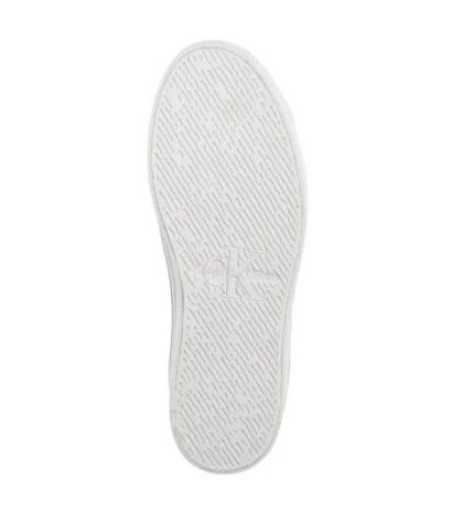 Calvin Klein Bold Vulc Flatf Low Lth In Black/Bright White YW0YW01633 0GM (CK604-b) bateliai