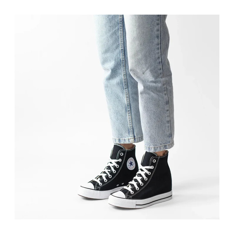 Converse CTAS Wedge Hi Black/Red/Navy A11909C (CO729-a) batai