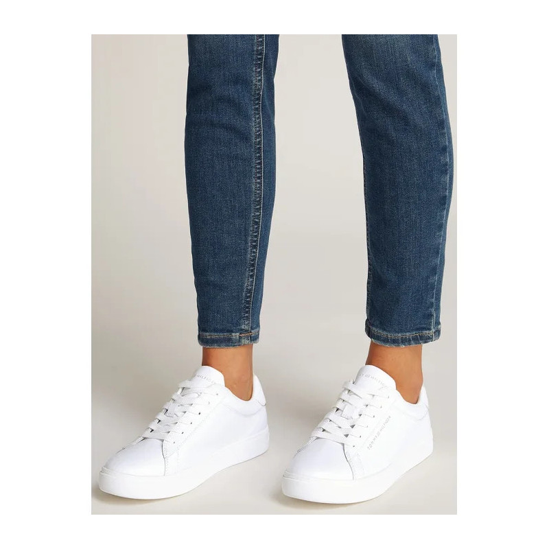 Tommy Hilfiger Essential Court Sneaker White FW0FW08320 YBS (TH1227-a) batai
