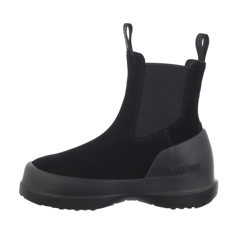 Moon Boot MB Luna Chelsea Suede Black 2480050 N001 (MB71-a) batai