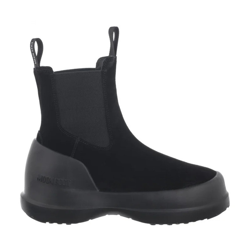 Moon Boot MB Luna Chelsea Suede Black 2480050 N001 (MB71-a) batai