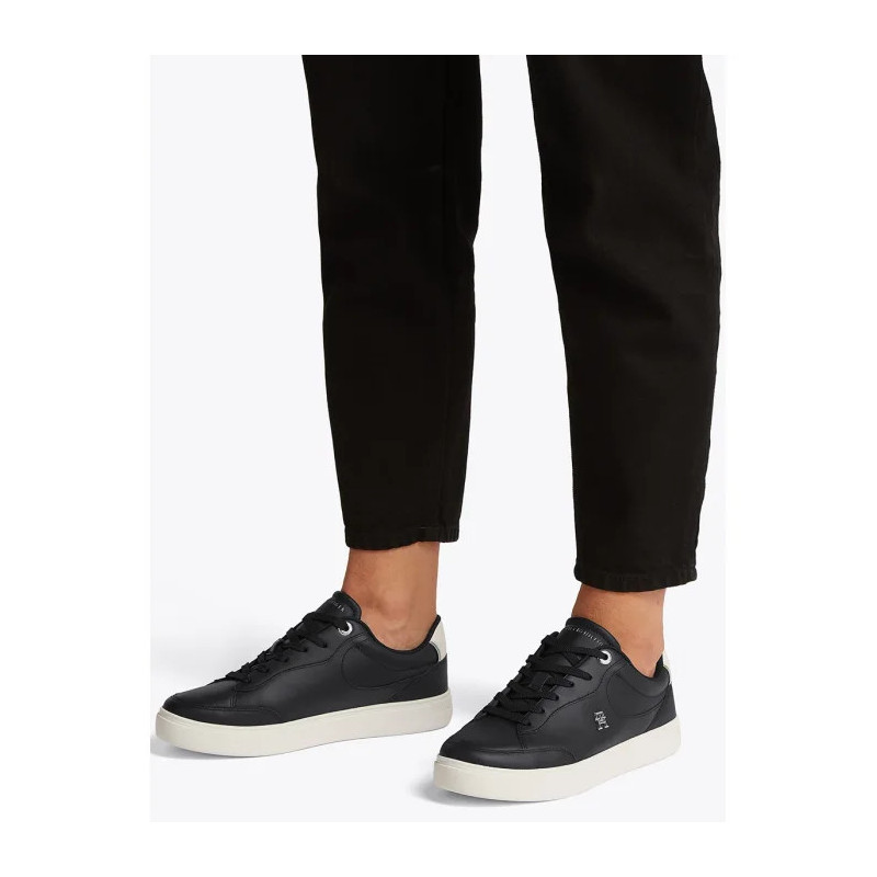 Tommy Hilfiger Essential Chic Court Sneaker Black FW0FW08322 BDS (TH1250-a) batai