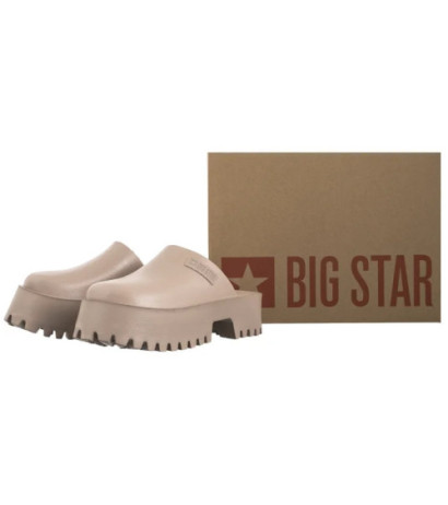 Big Star Beżowe NN274016 (BI578-a) Moteriški batai/šlepetės