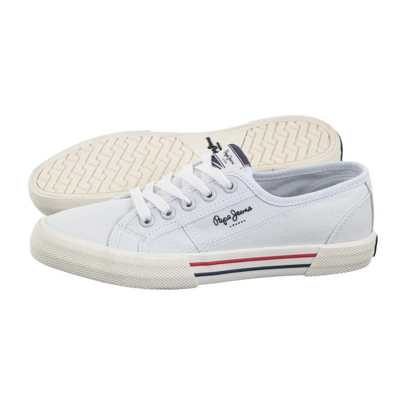 Pepe Jeans Brady Basic W White PLS31287 800 (PE9-b) sportiniai bateliai