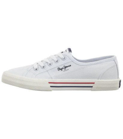 Pepe Jeans Brady Basic W White PLS31287 800 (PE9-b) sportiniai bateliai